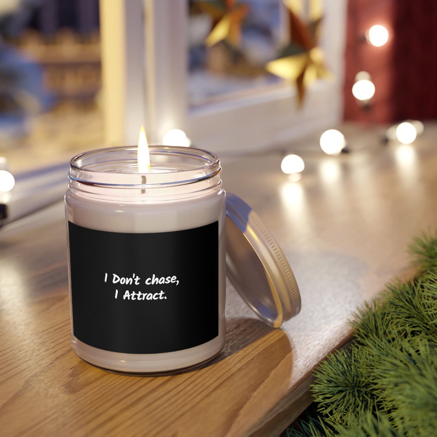I Don’t Chase I Attract Scented Candle, 9oz