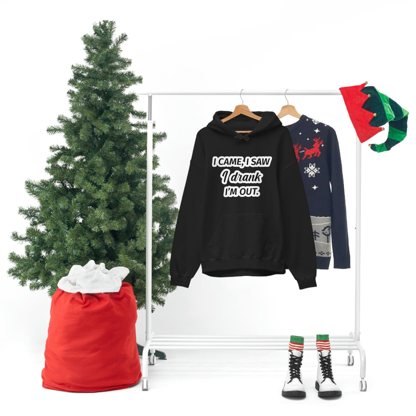 I Came I Saw I Drank I’m Out Unisex Hooded Sweatshirt