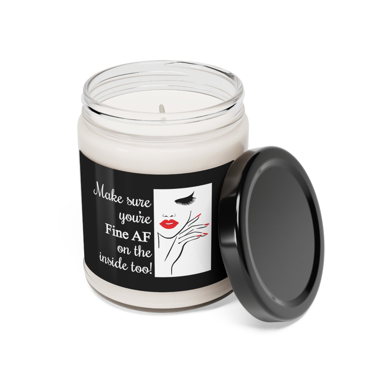 Make Sure You're Fine AF On The Inside Too Scented Soy Candle, 9oz