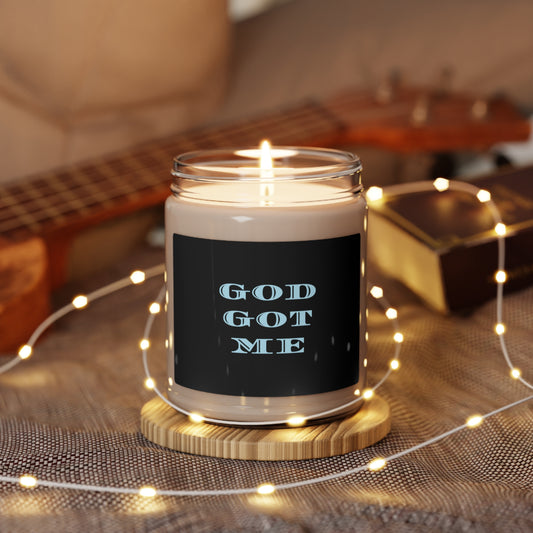 God Got Me Scented Soy Candle, 9oz