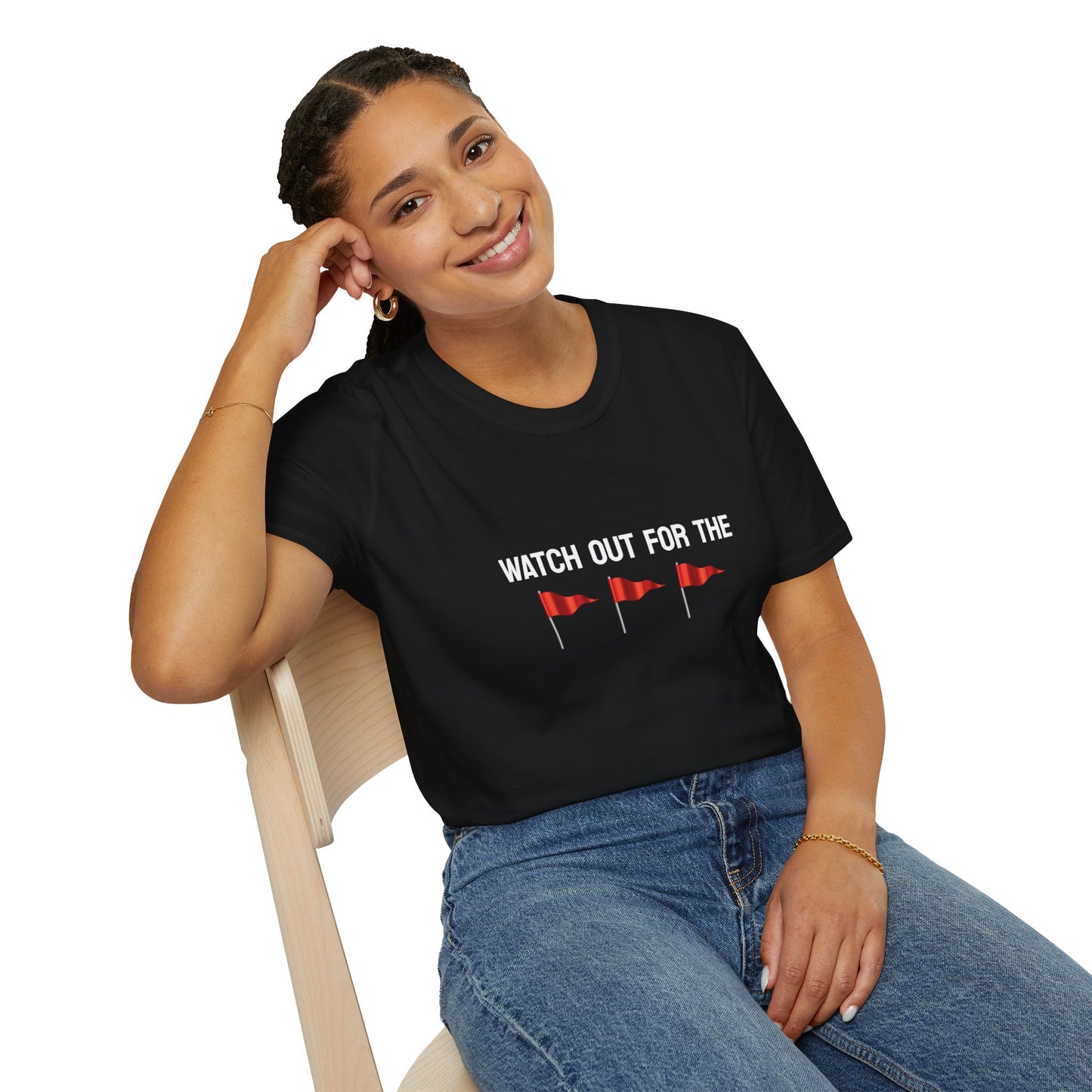 Watch Out For the Red Flags Unisex Softstyle T-Shirt