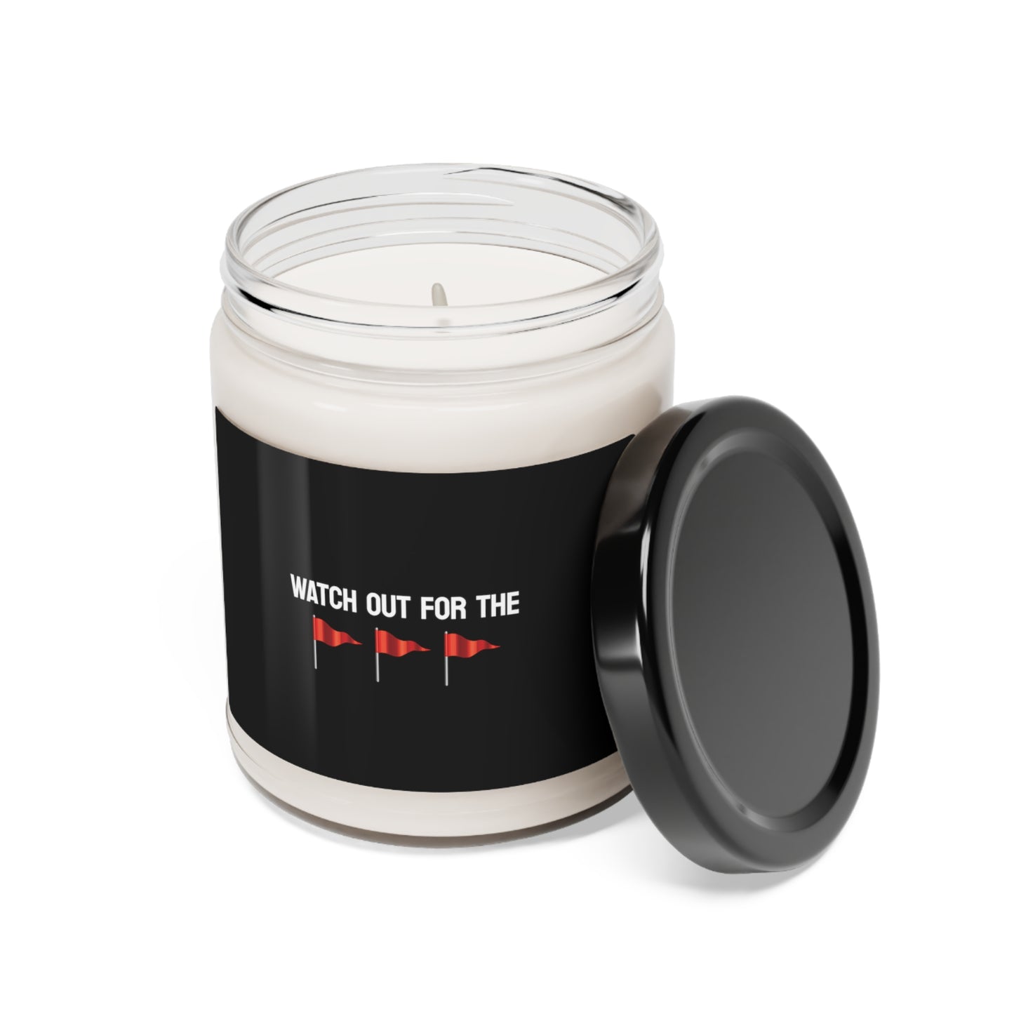 Watch Out For The Red Flags Scented Soy Candle, 9oz