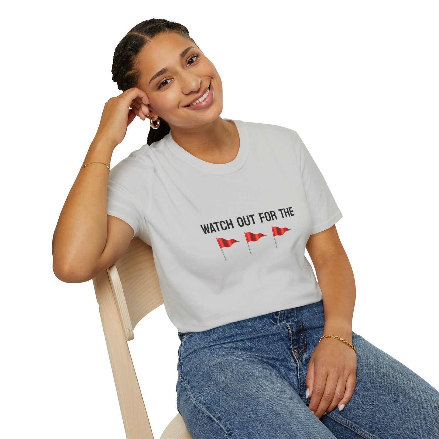 Watch Out For the Red Flags Unisex Softstyle T-Shirt