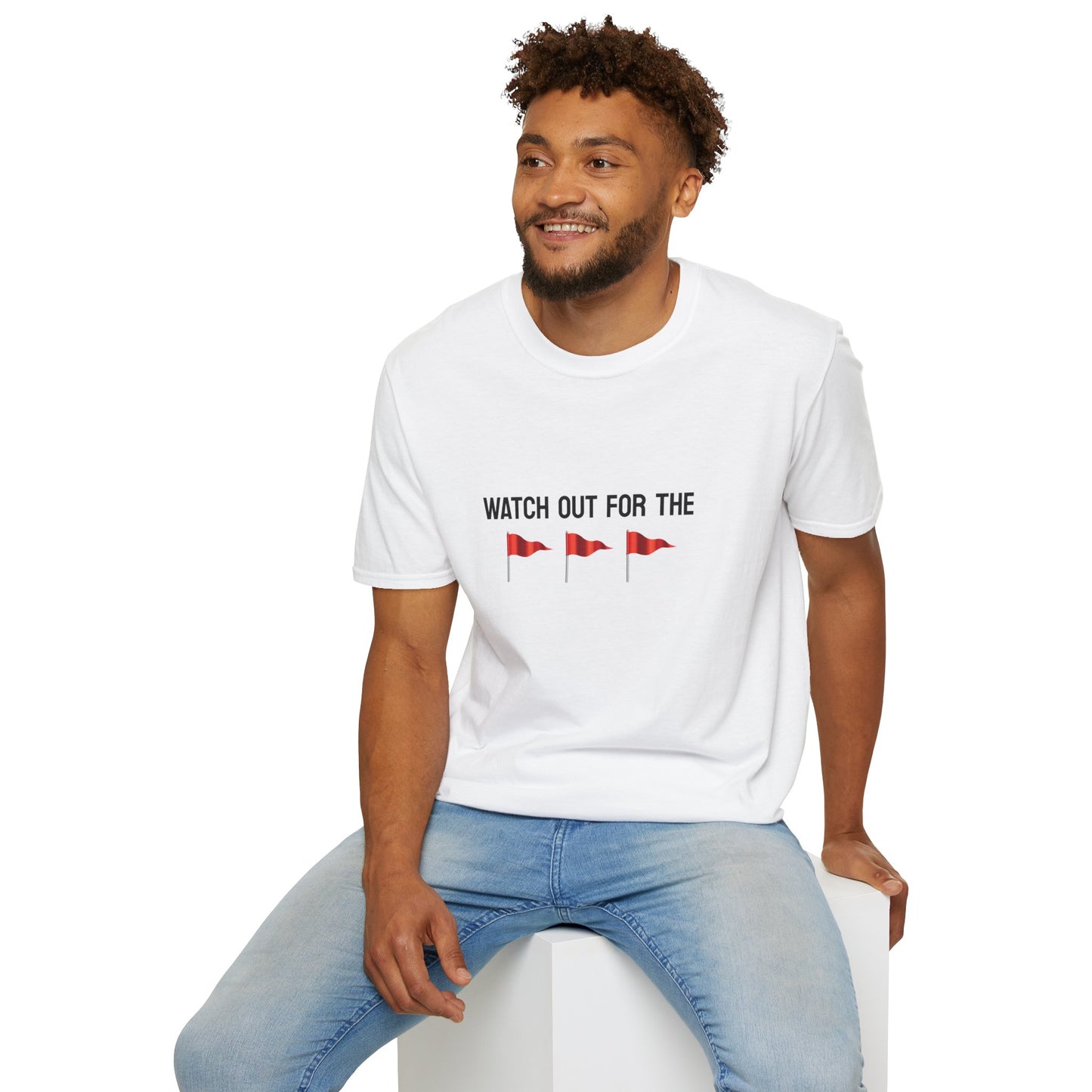 Watch Out For the Red Flags Unisex Softstyle T-Shirt