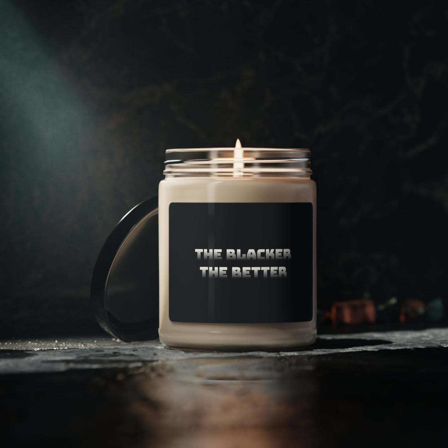 The Blacker the Better Scented Soy Candle, 9oz