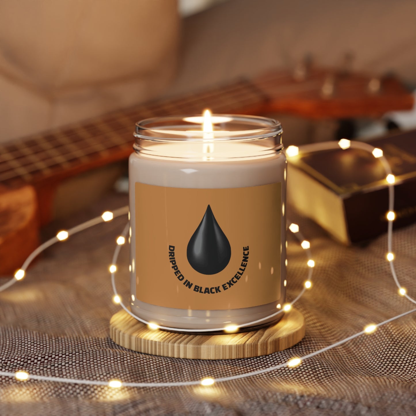 Dripped In Black Excellence Scented Soy Candle, 9oz