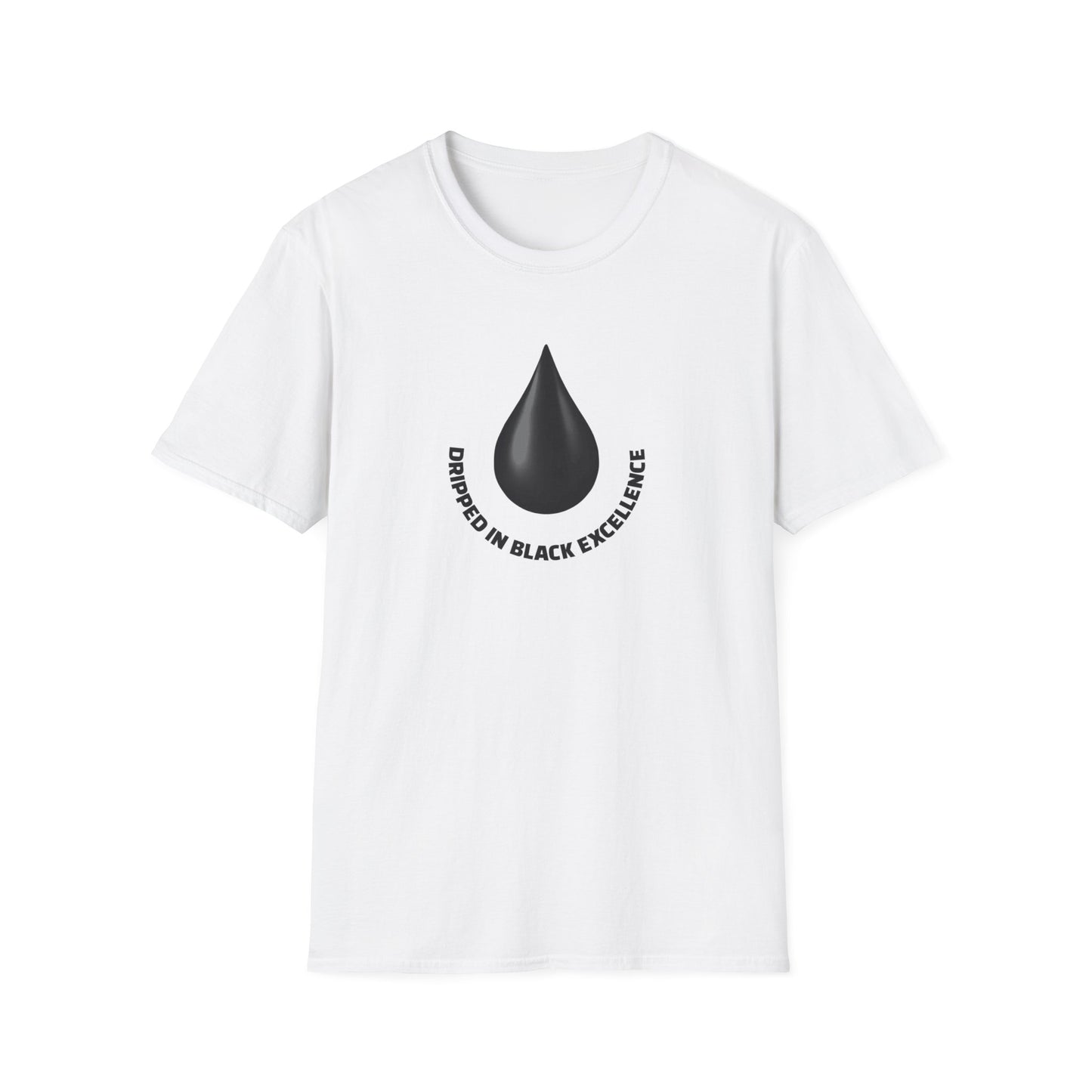 Dripped in Black Greatness Unisex Softstyle T-Shirt