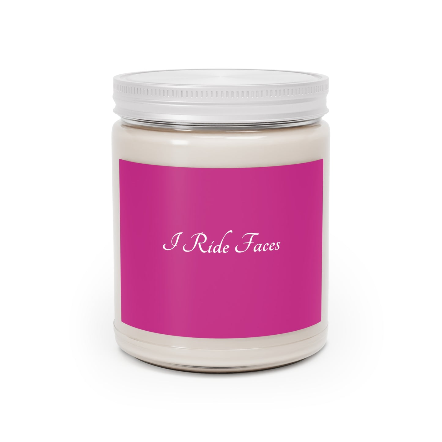 I Ride Faces Scented Candle, 9oz