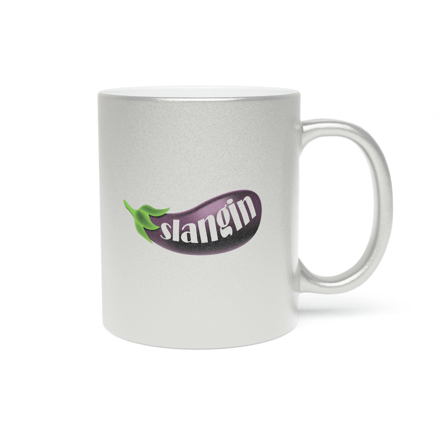 Slangin Metallic Mug (Silver\Gold)