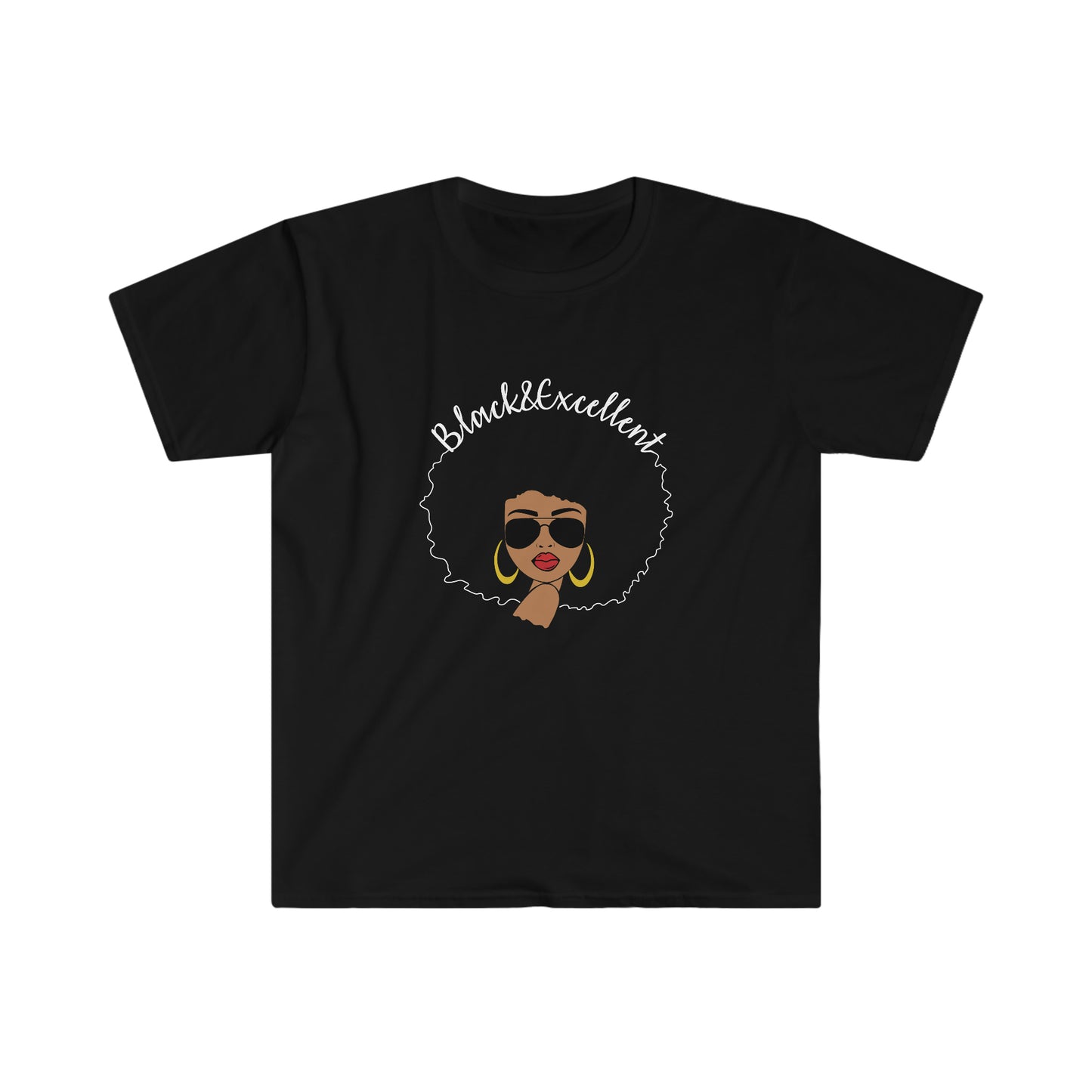 Black and Excellent Women's Softstyle T-Shirt