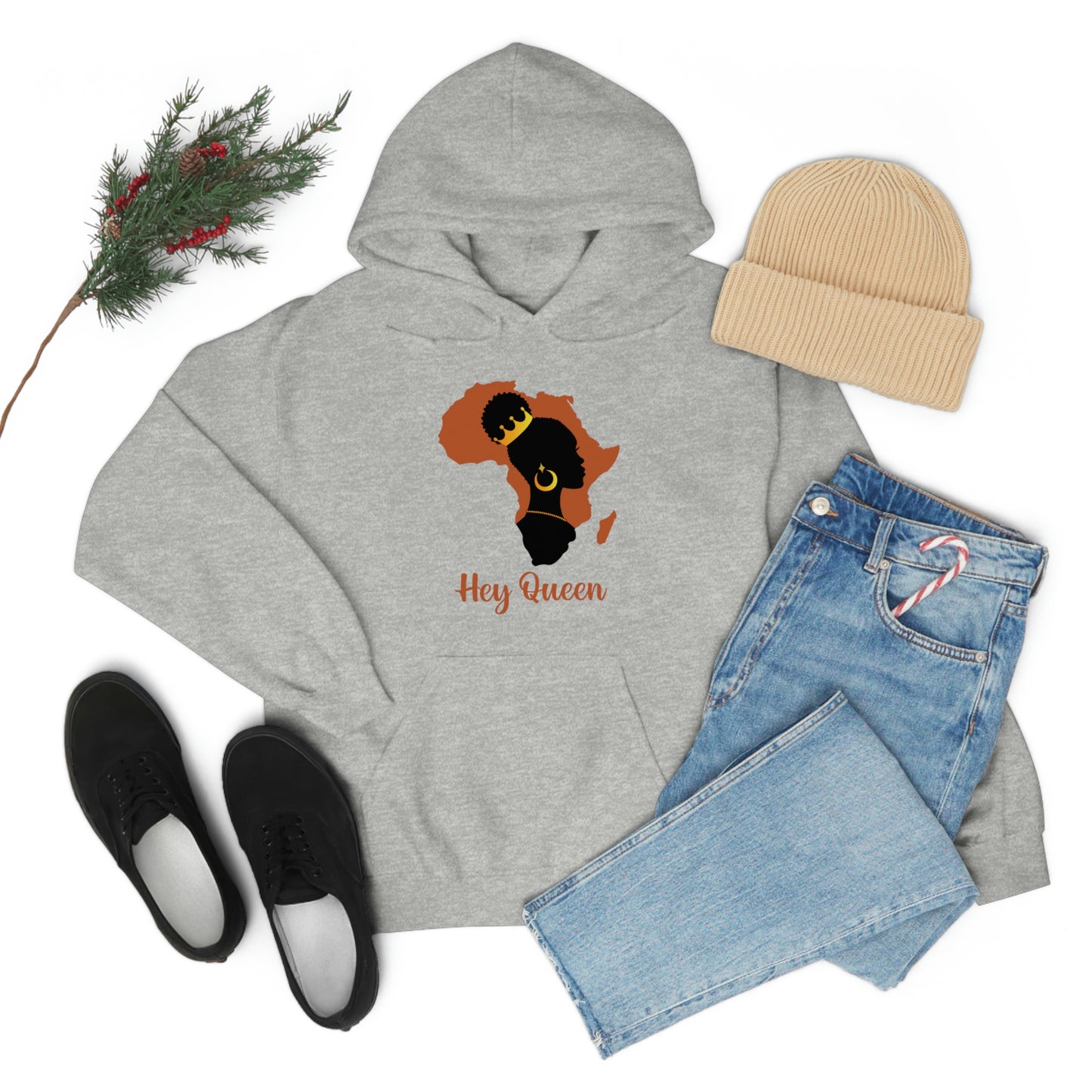 Hey Queen Heavy Blend Hooded Sweatshirt