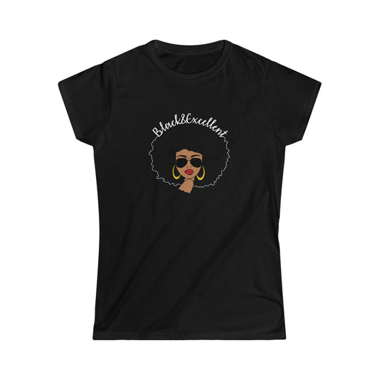 Black and Excellent Women's Softstyle Tee