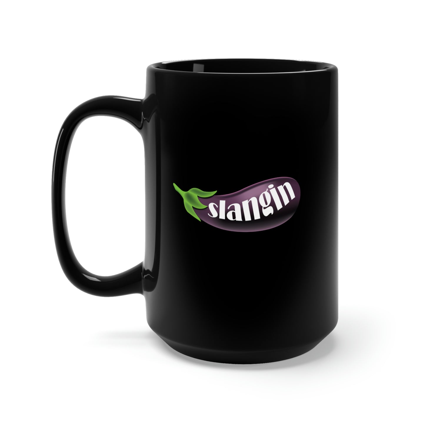 Slangin Black Mug 15oz