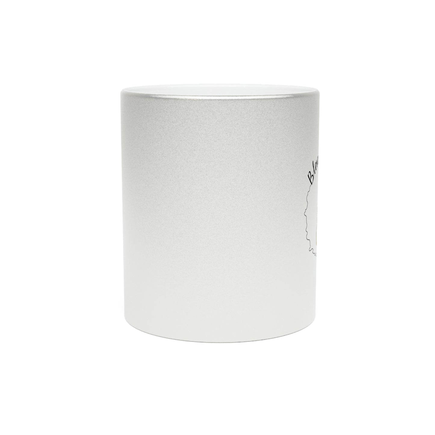 Black and Excellent Metallic Mug (Silver\Gold)