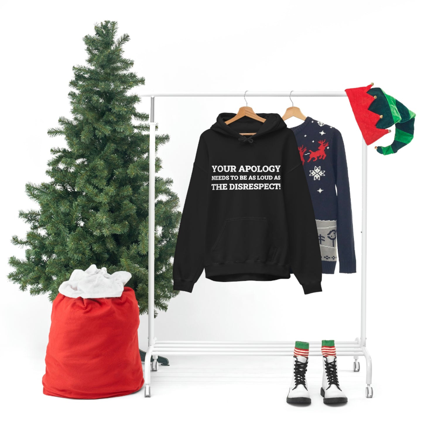 Your Apology Needs To Be As Loud As The Disrespect Unisex Hooded Sweatshirt