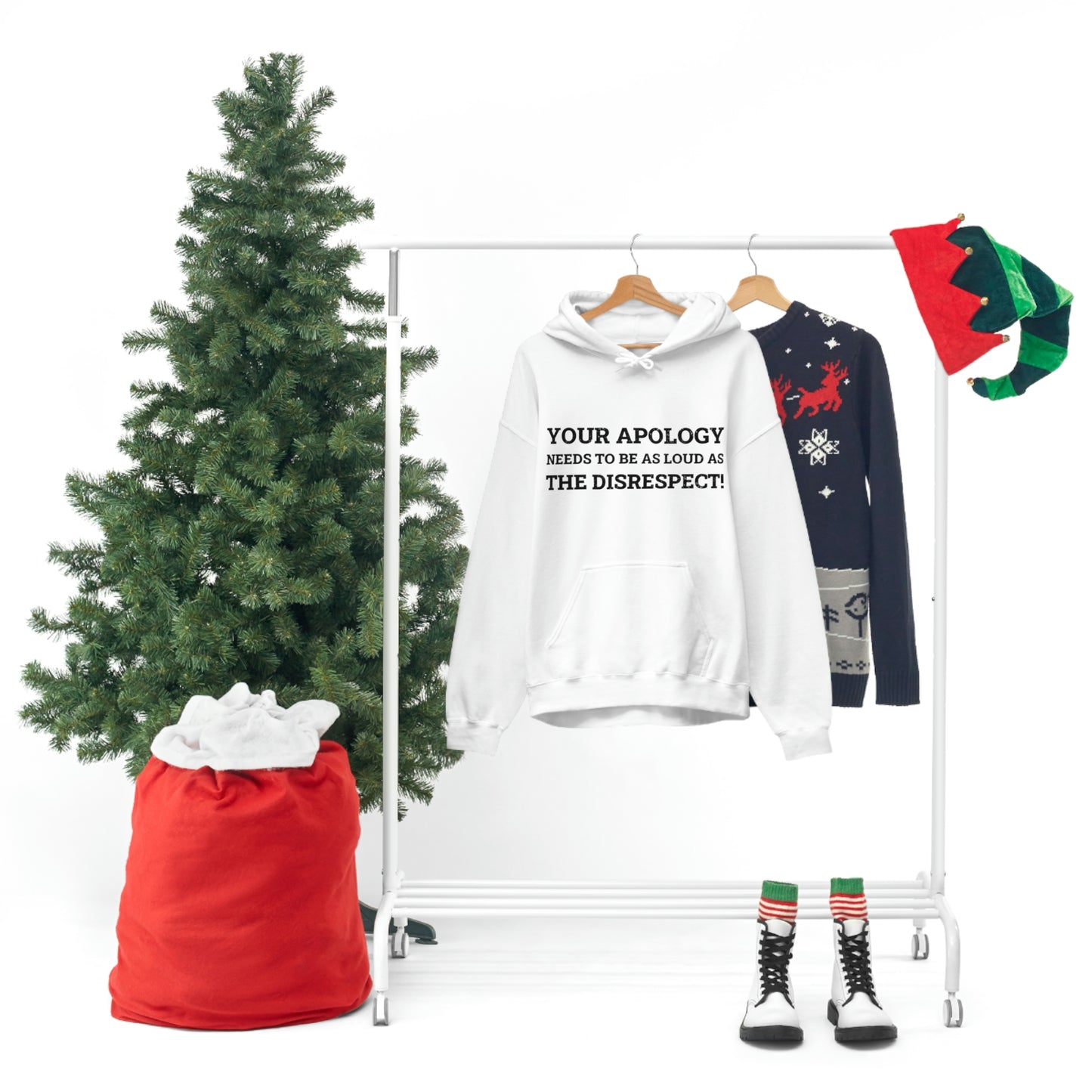 Your Apology Needs To Be As Loud As The Disrespect Unisex Hooded Sweatshirt
