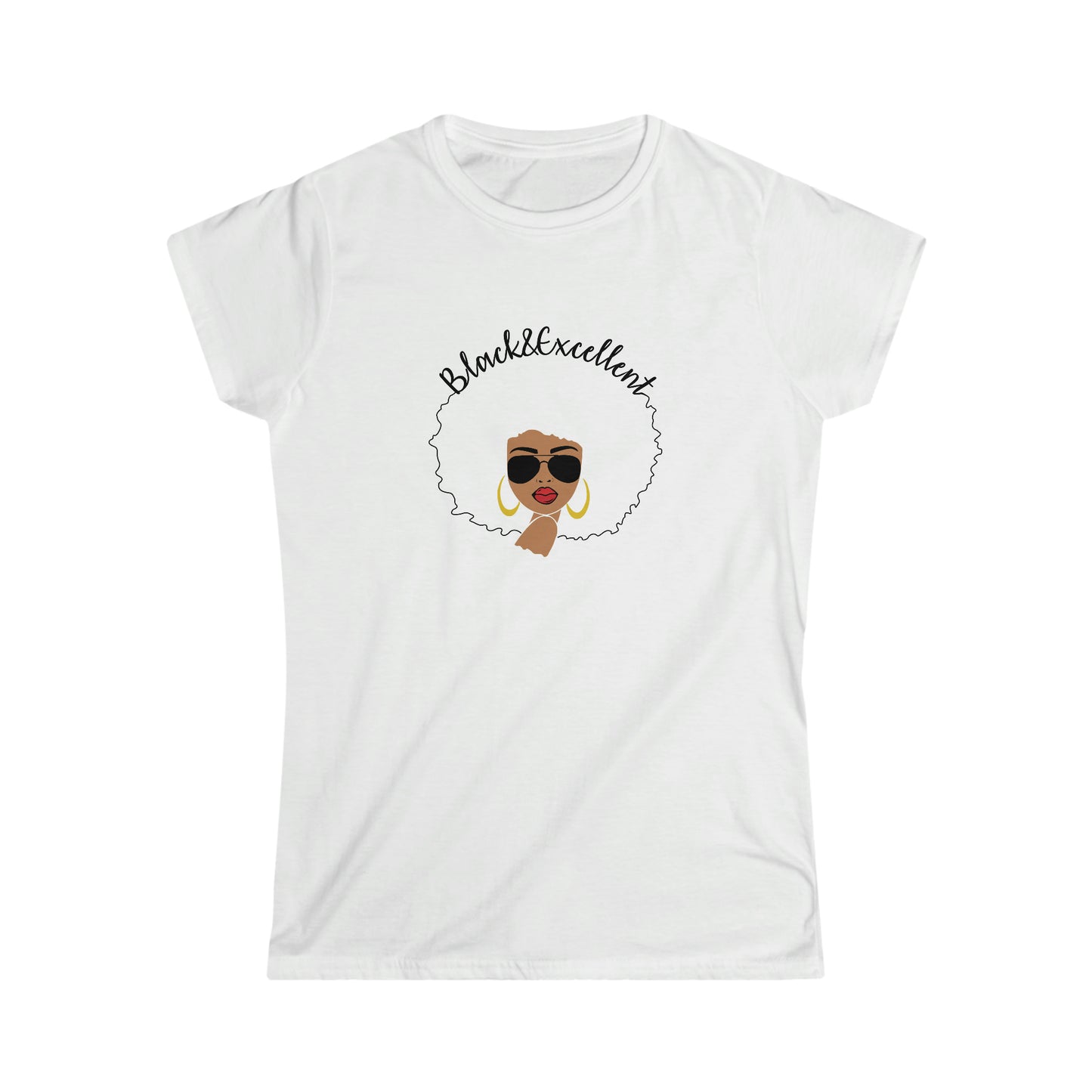 Black and Excellent Women's Softstyle Tee