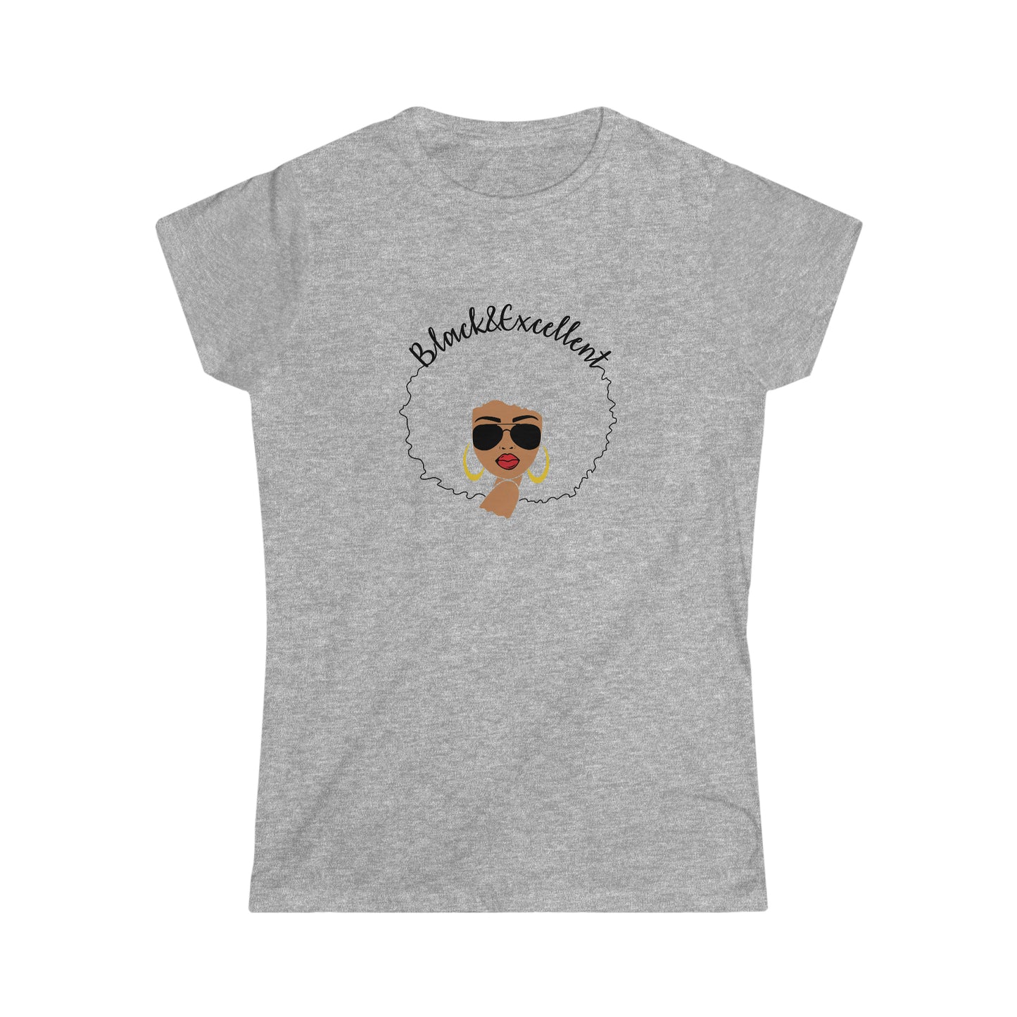 Black and Excellent Women's Softstyle Tee